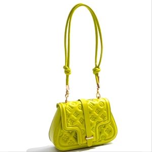 Green Apple Monogram Shoulder Bag